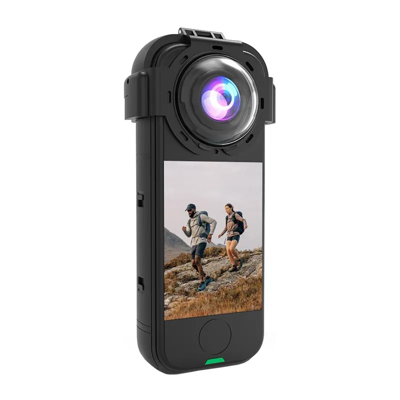 Lens protective case with tempered glass Puluz for Insta360 X4 Air